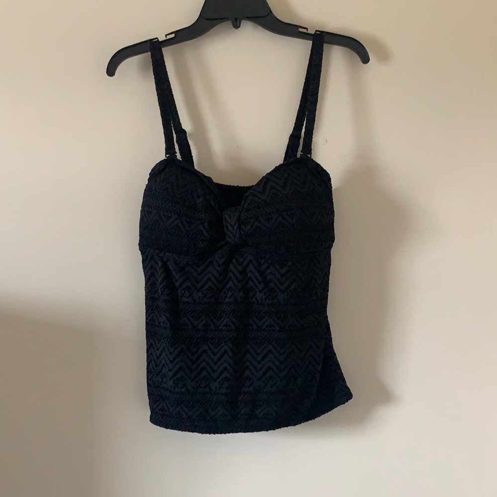 Black swimsuit top
